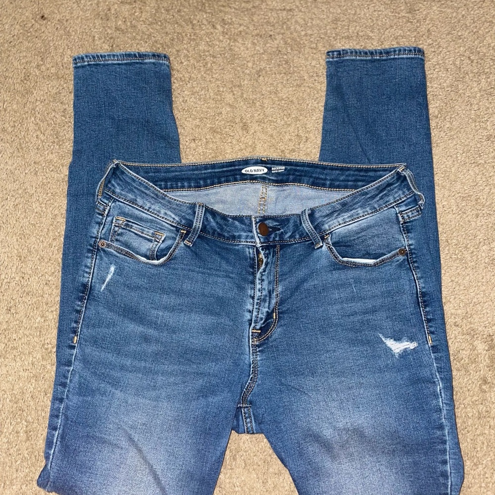 Old Navy Women's Blue Skinny Jeans